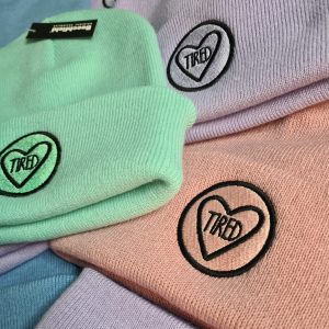 Custom beanies for @sewlastsummer